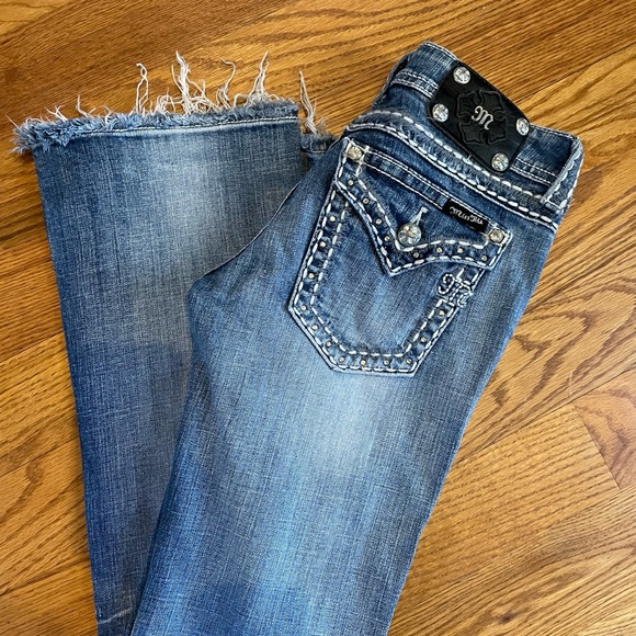 MISS ME JEANS size 27 Bootcut - Picture 4 of 6